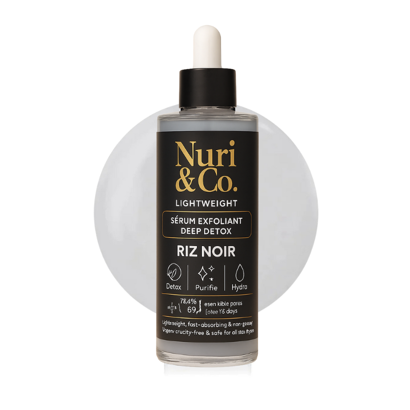 Sérum exfoliant au riz noir