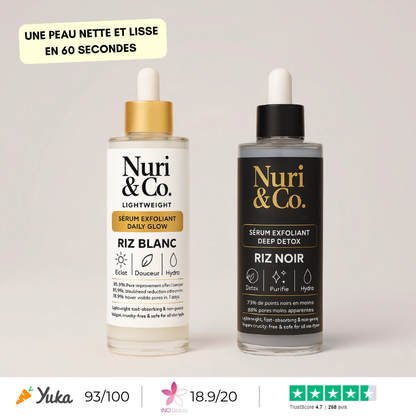 Duo Sérums exfoliants au riz