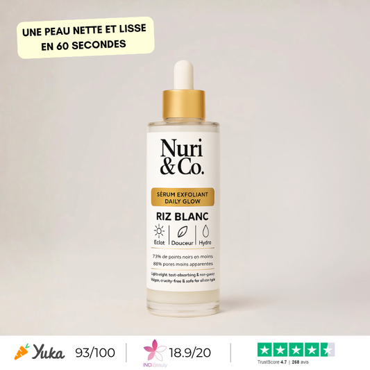 Sérum exfoliant au riz