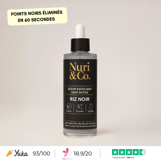 Sérum exfoliant au riz noir